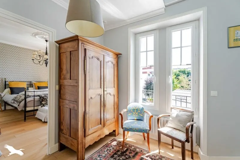 Bedrooms - 1930s House with Garden in Brest