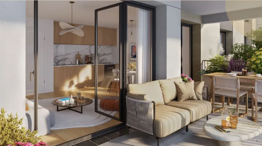 Terrasse - Appartement Luxe 4 Chambres à Bordeaux