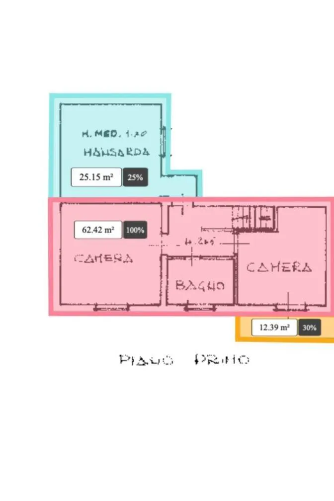 Plan - Detached Villa with Private Garden in Forte dei Marmi
