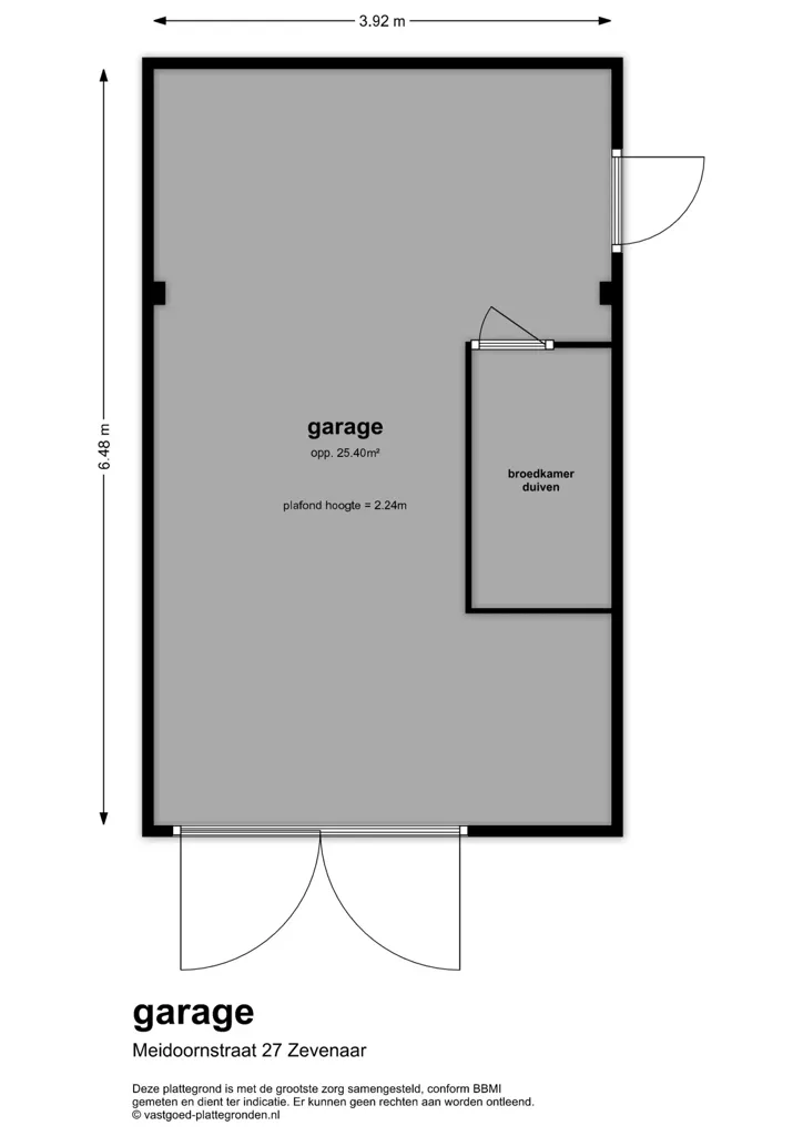 Plan - Corner House with Garden in Zevenaar