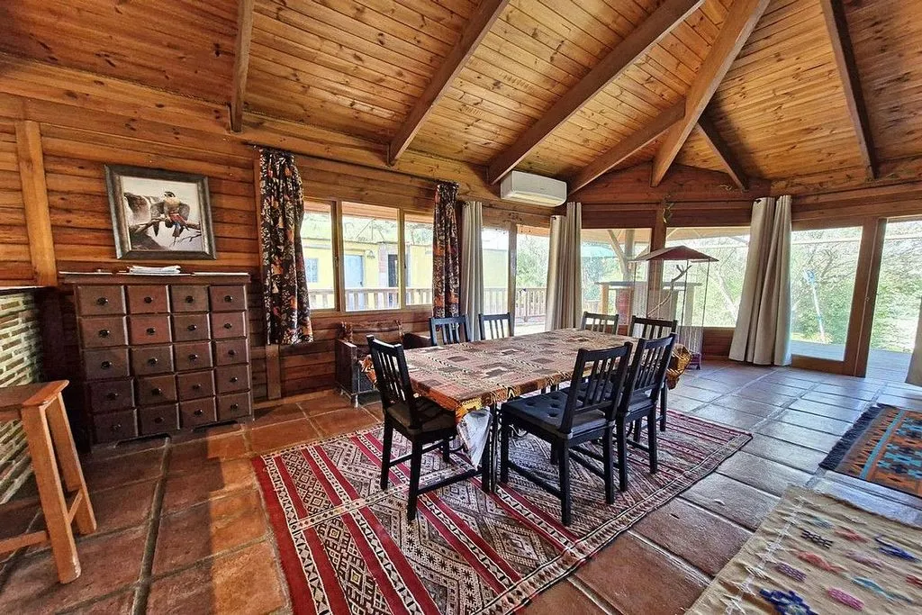 Dining Room - Rustic Cottage with Pool in Coín