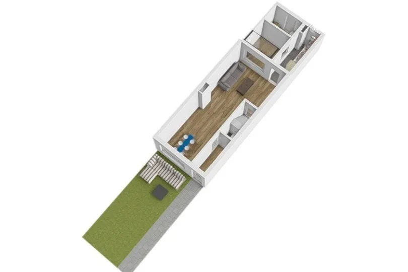 3-toaline maja asukohas Leiden