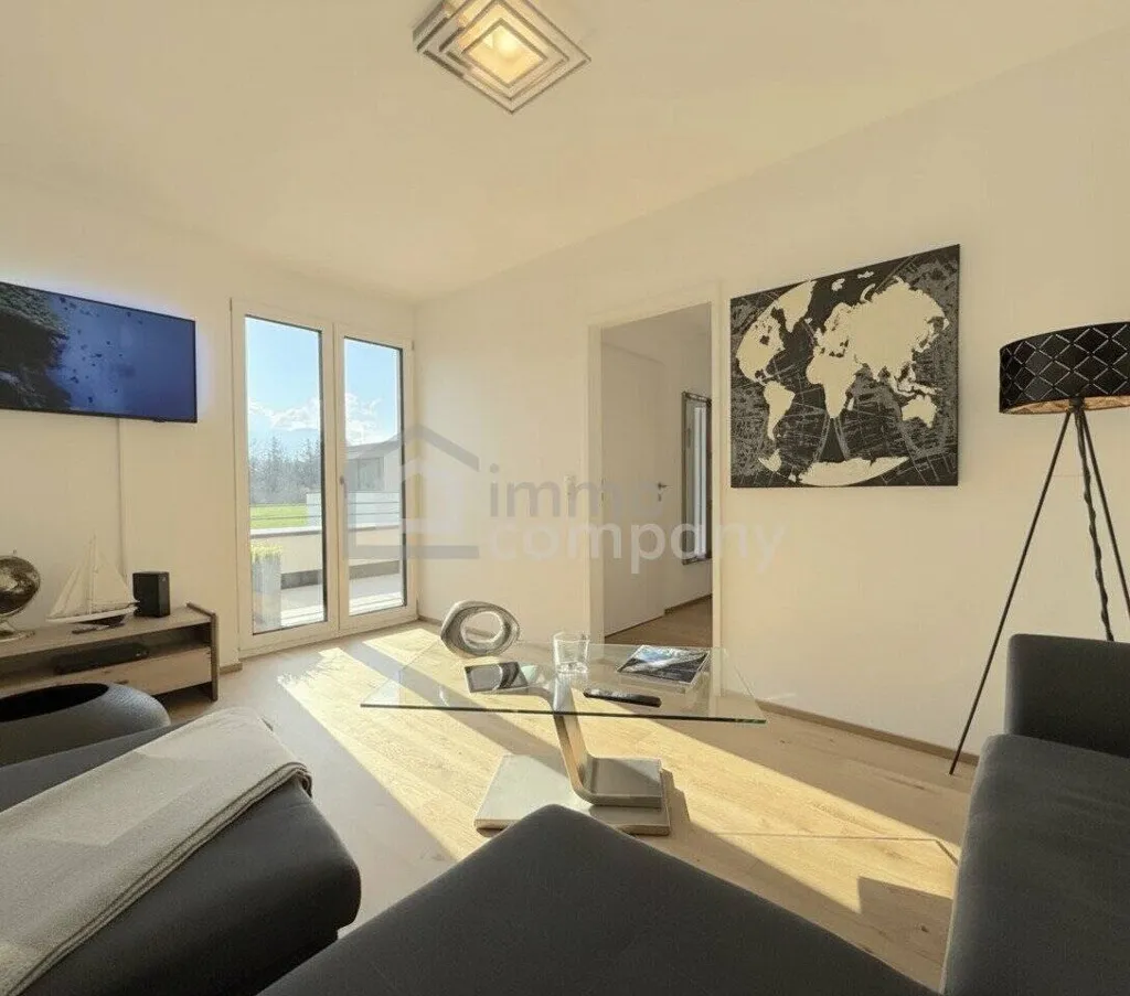 Séjour - Penthouse with Mountain View in Koblach