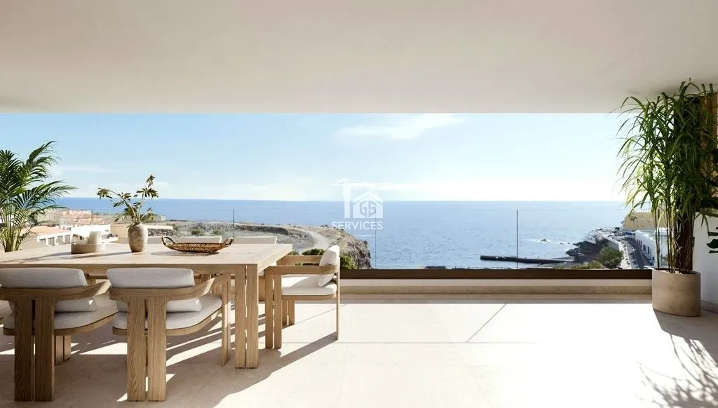 Terrace - Beachfront Flat with Private Terrace in Callao Salvaje