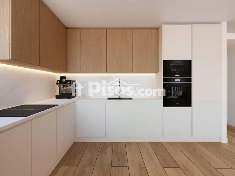 Köök - Modern Loft with Terrace in Escaldes