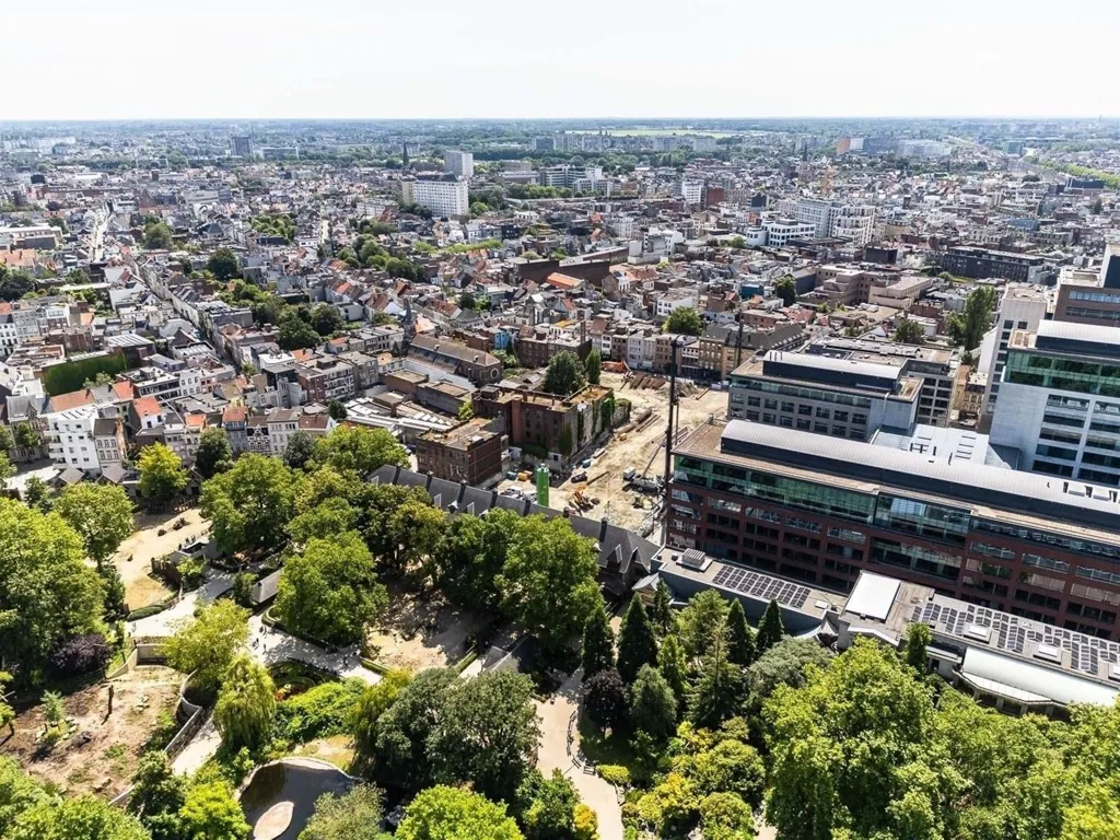 Vue aérienne - Appartement Neuf avec Terrasse à Anvers