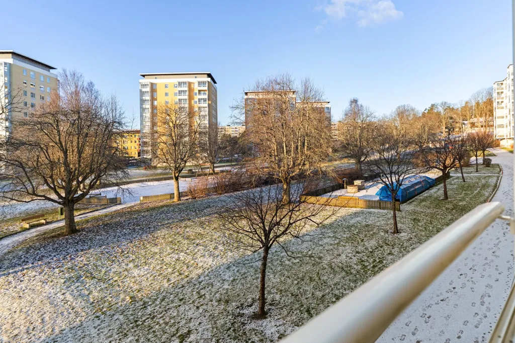 Balcon - Appartement 2 pièces à Huddinge