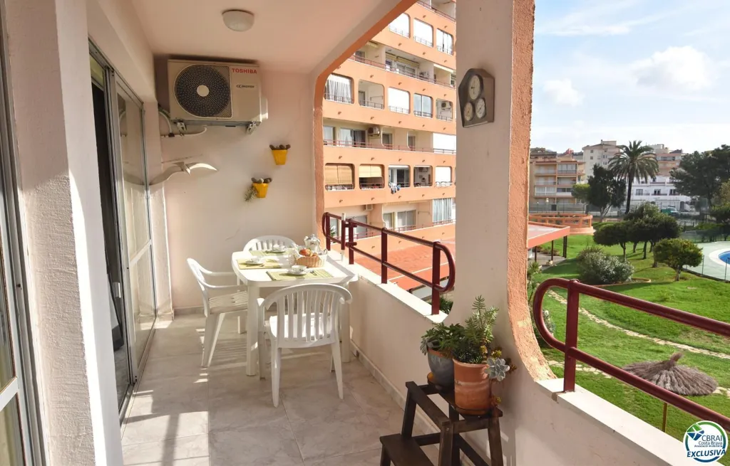 Balcon - 1-Bed Apartment with Pool in Santa Margarita
