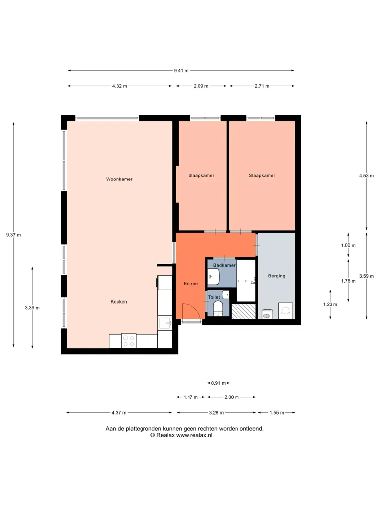 Planimetria - Corner Flat with Garden in Quiet Area