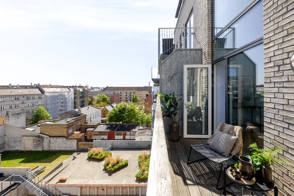 Balkon - Apartment with Balcony in Copenhagen N