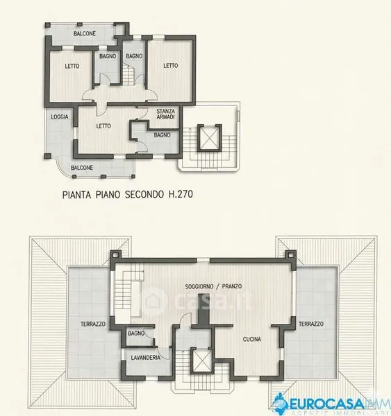 Prestigious Attico with Terraces in Carpi