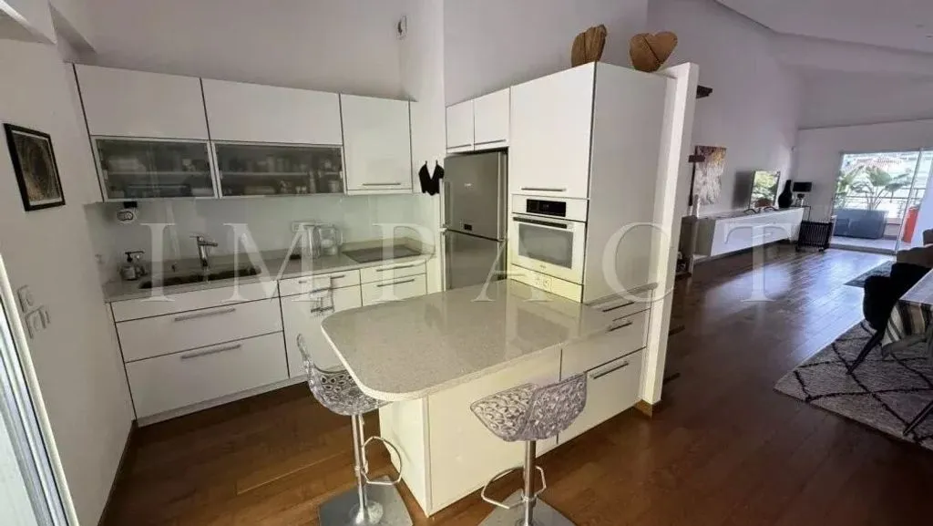 Cuisine - Appartement Luxe avec Terrasse à Cannes