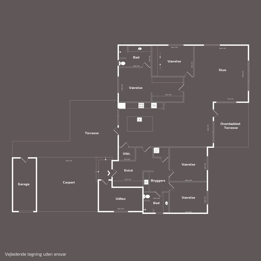 Plaan - Two-Bedroom Villa with Carport in Bjert