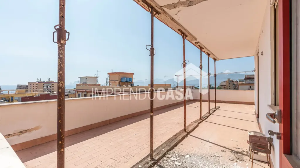 Terrace - Attico with Sea View in Palermo