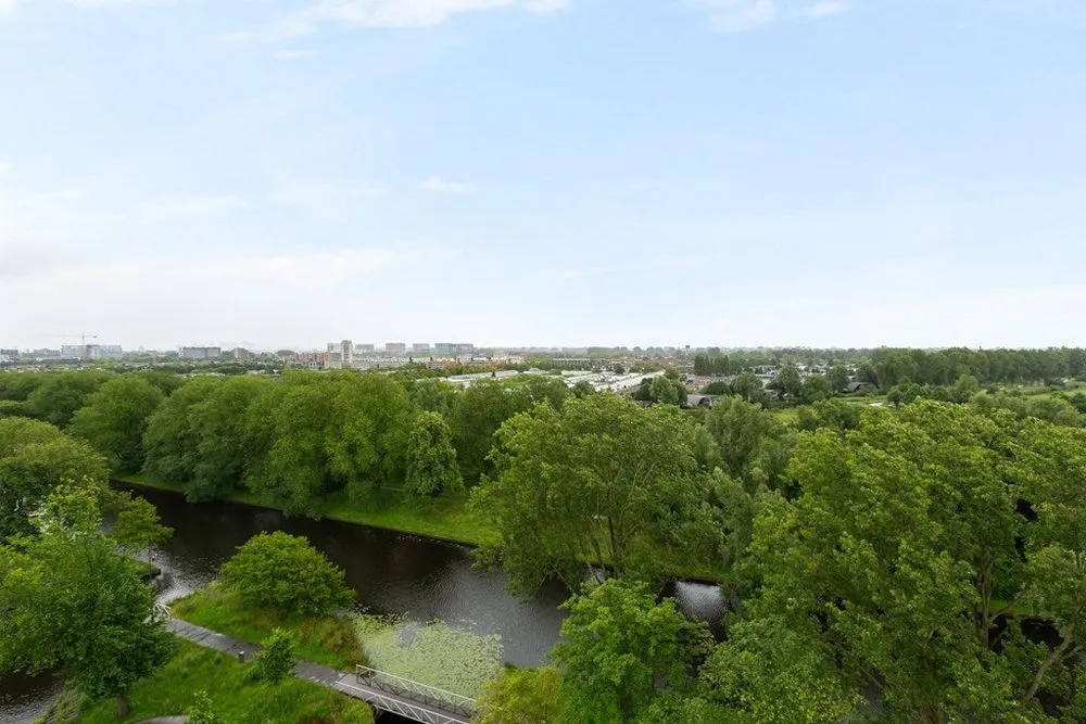 Vue aérienne - Penthouse with View in Amsterdam West