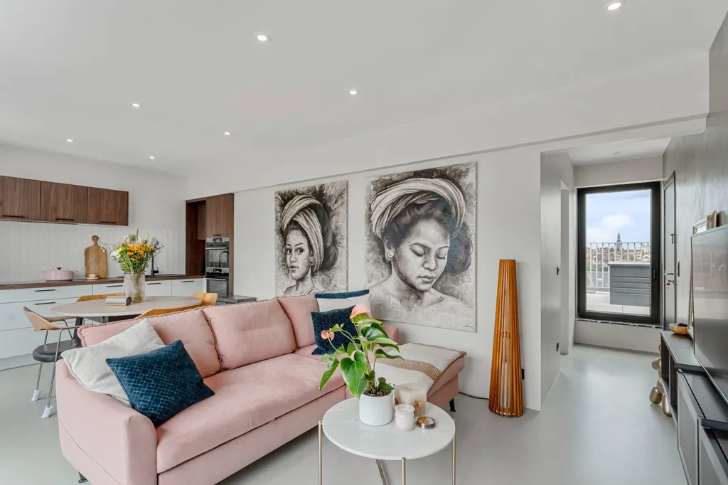 Soggiorno - Penthouse with Terraces in Leuven