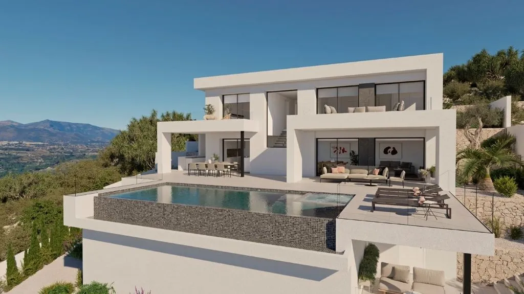 Piscine - Luxury Villa with Sea Views in Benitachell