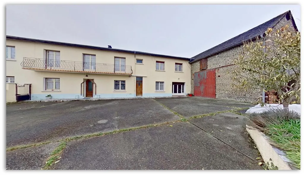 Exterior - House with Large Barn in Poey-de-Lescar