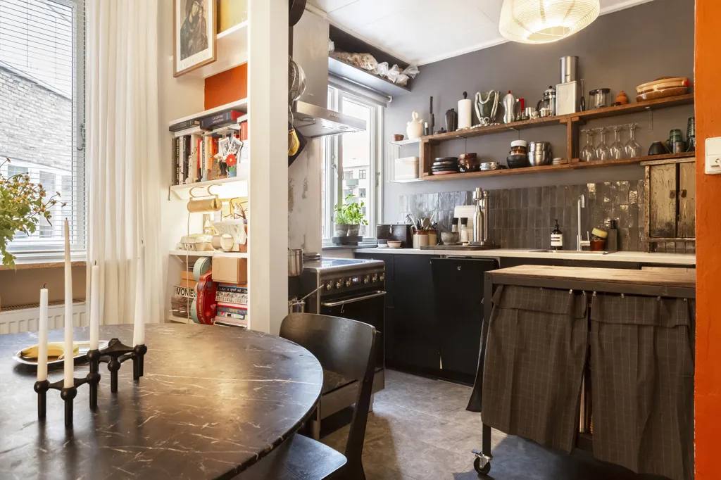 Cuisine - Condo with Sea View in Copenhagen S