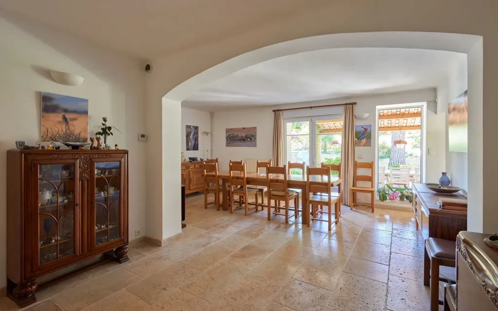 Dining Room - Renaissance House with Pool in Manosque