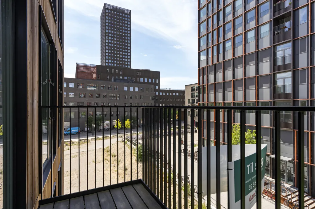 Balcon - Apartment with City View in Copenhagen V