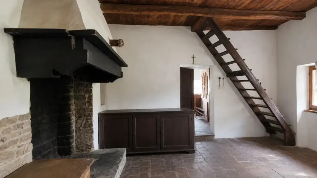 Rooms - Rustic Stone Cottage with Forest Access in Galeata