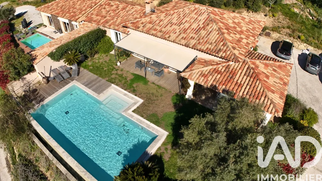 Vista aerea - Provençal Villa with Pool in Le Plan-de-la-Tour