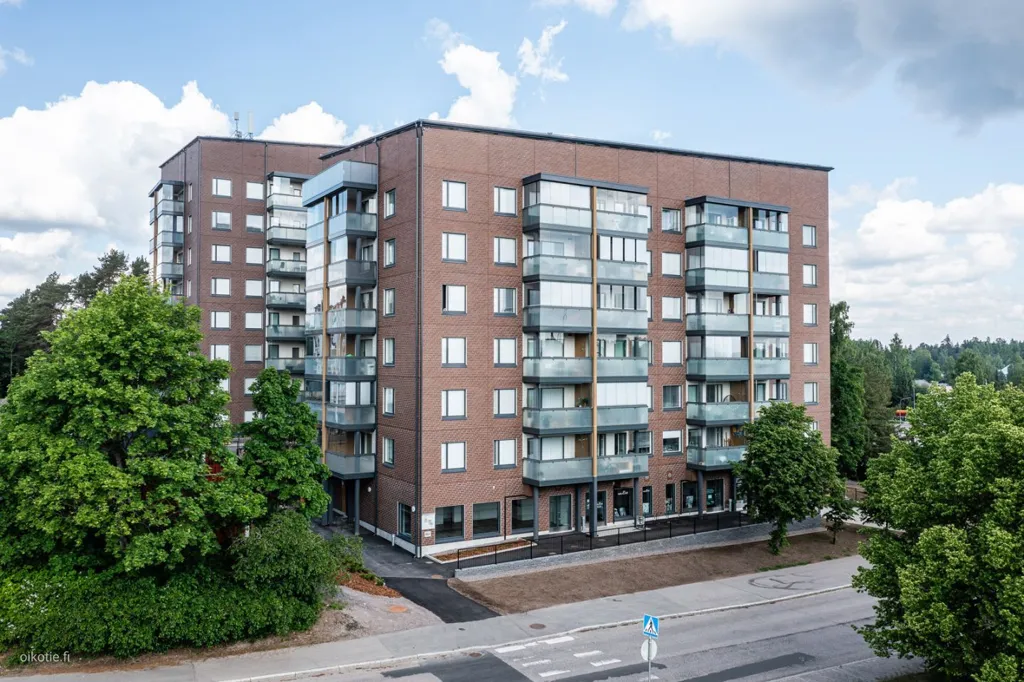 Vue aérienne - Bright Studio with Balcony in Tuusula