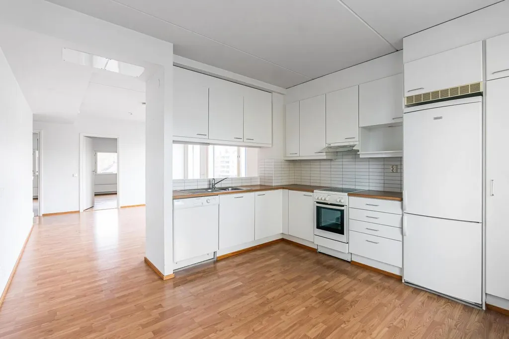 Cuisine - Bright Apartment with Sauna in Järvenpää