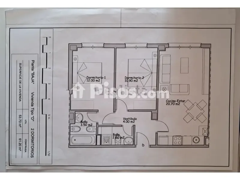 Planimetria - Exclusive Gijón Flat with Ascensor