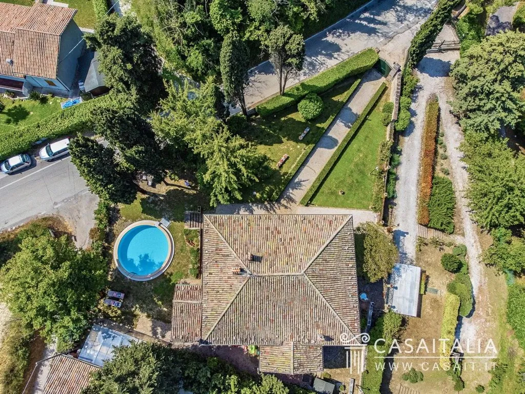 Õhuvaade - Historic Villa with Panoramic Views near Pesaro