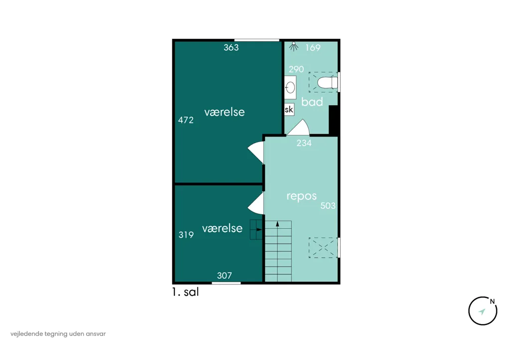 Plan - Modernised Villa with Garden in Ulstrup