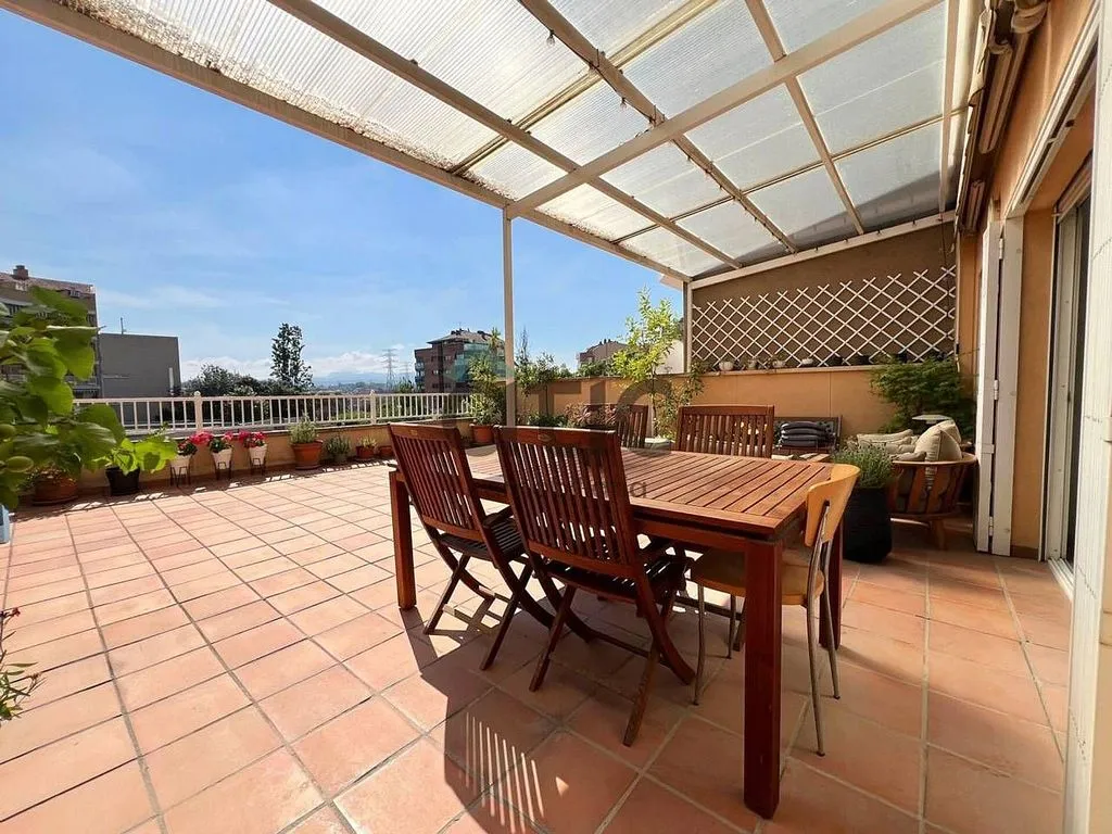 Terrace - Ground Floor Flat with Terrace in Manresa