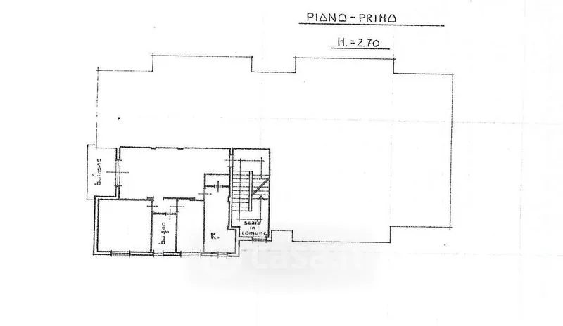 Plan - Spacious Apartment with Balcony in Senigallia