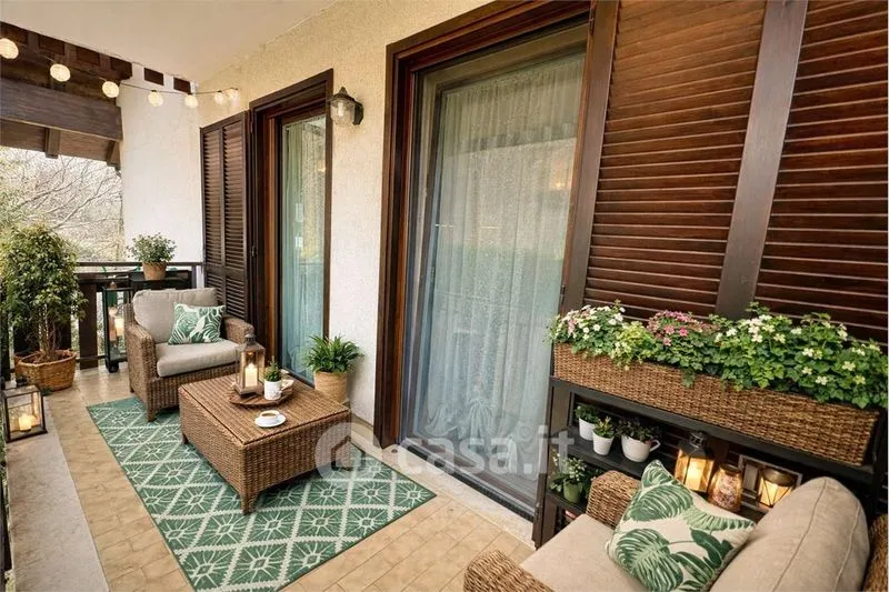 Balcon - Rear-Facing Apartment with Balcony in Trento
