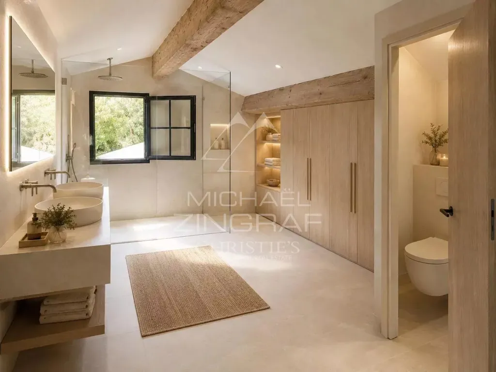Salles de bain - Villa Luxueuse avec Vue Mer à Ramatuelle