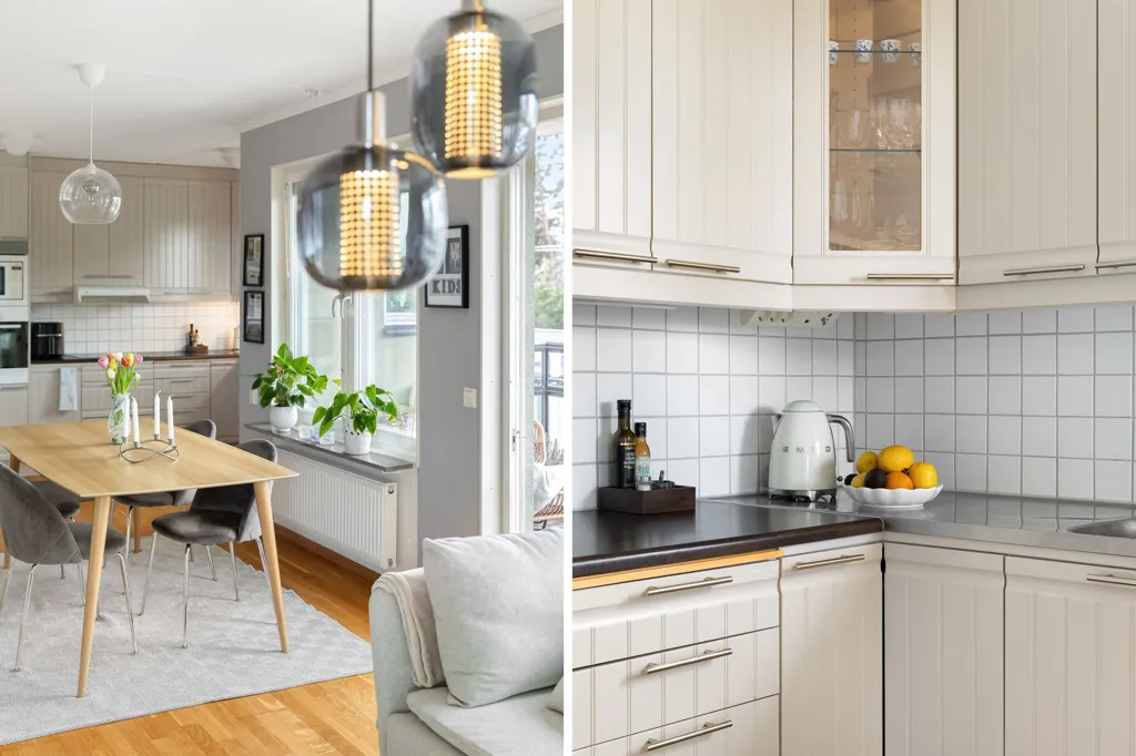 Cuisine - Apartment with Balcony in Vallentuna