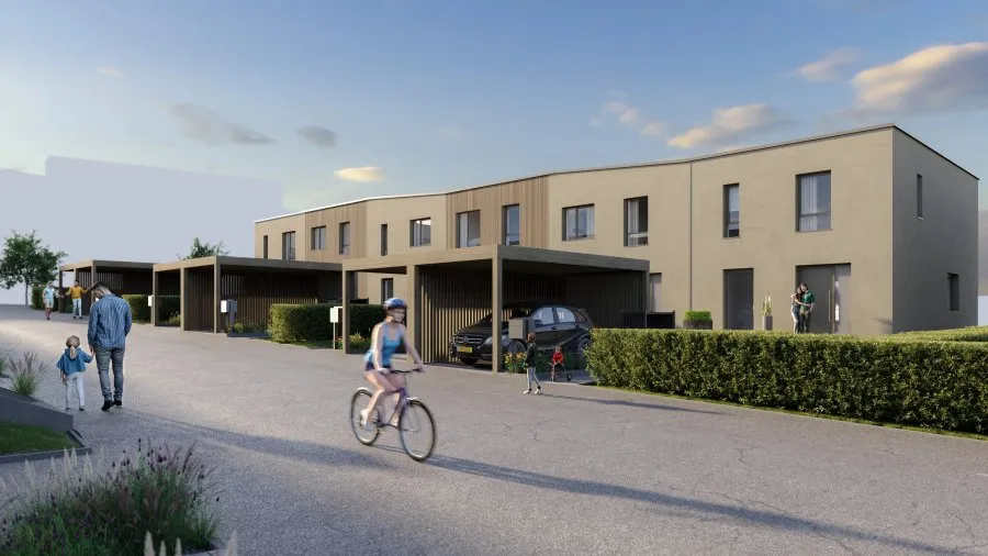 Maison Moderne Libre de 3 Côtés à Niederkorn