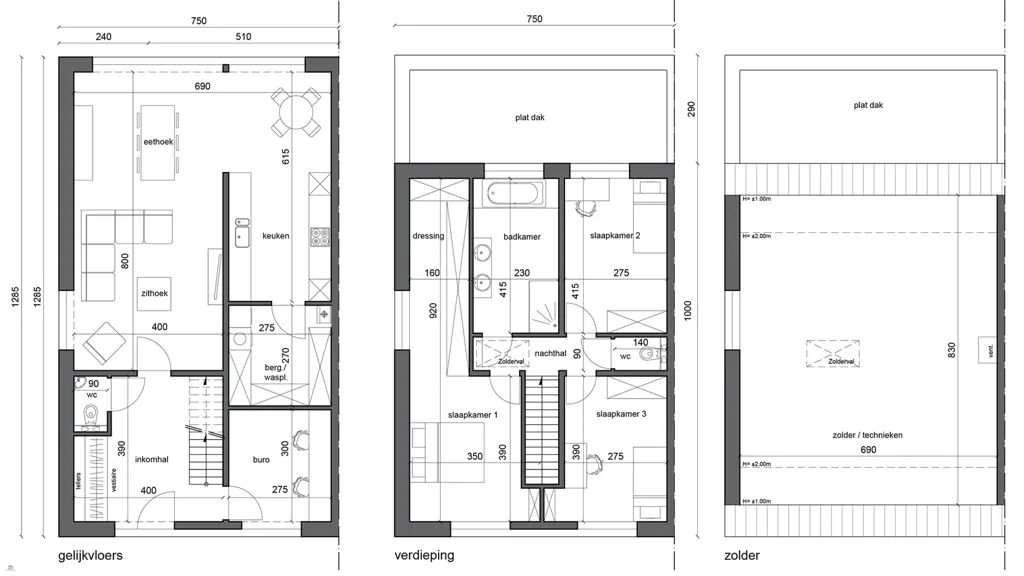 Maison 3 chambres à Iddergem