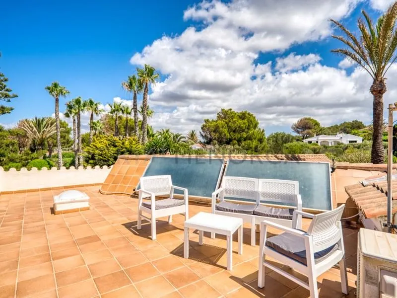Terrasse - Chalet with Pool in Binidali, Mahón