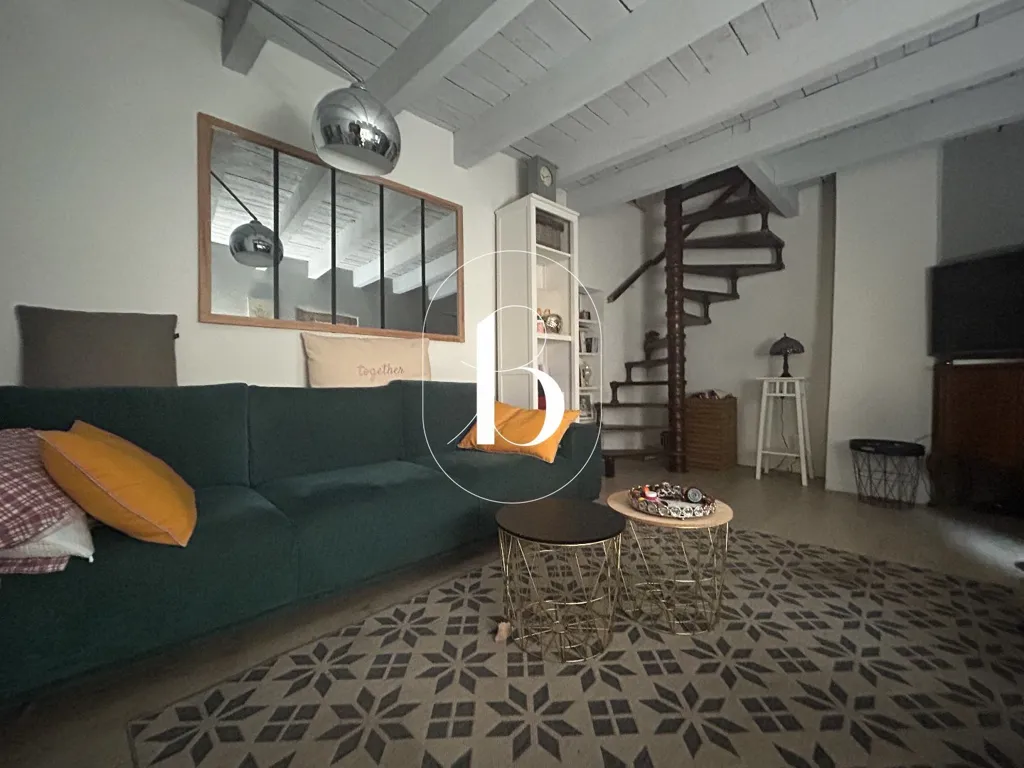 Séjour - Maison de Village Rénovée avec Terrasse à 15 km d'Uzès