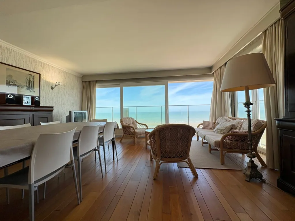 Séjour - Appartement d'Angle avec Vue Mer à Koksijde