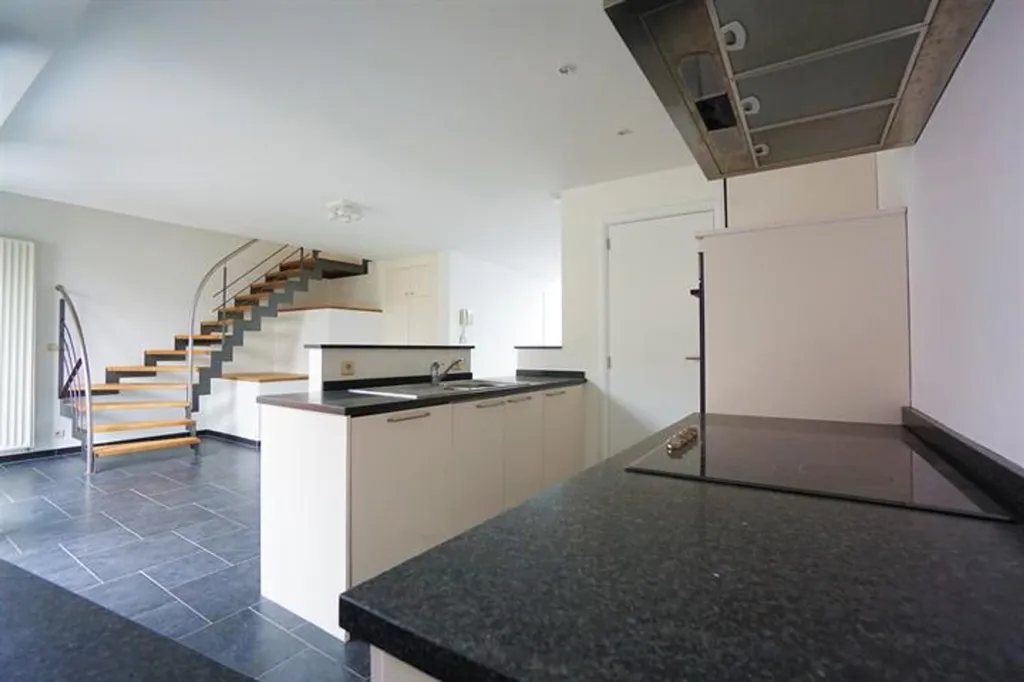 Köök - Duplex Apartment with Terrace in Rhode-Saint-Genèse