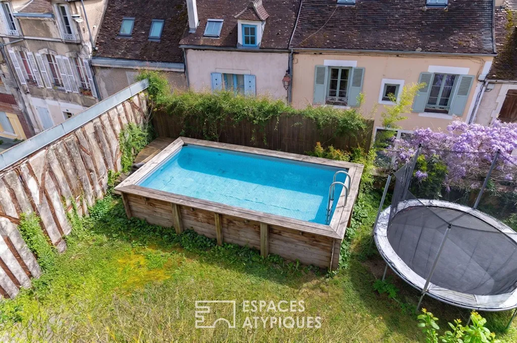 Jardin - Maison avec Vue Imprenable au Centre Historique d'Auxerre