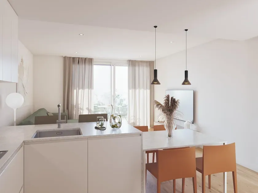 Kitchen - Modern Penthouse with Sea View in Lo Pagán