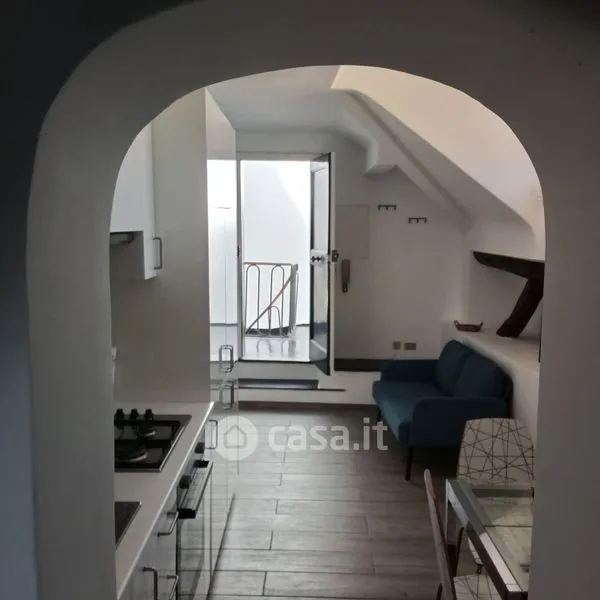 Cuisine - Mansarded Studio in Historic Building, Genoa