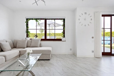Séjour - Corner Plot Stone House with Garden in Quiet Location