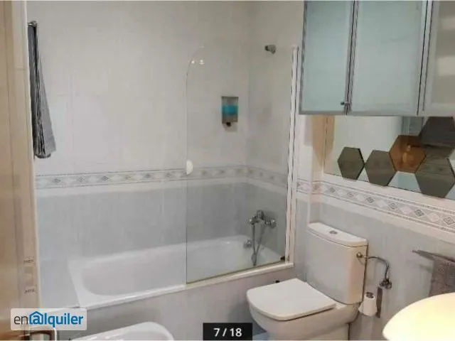 Bathrooms - Furnished Flat with Lift in Canido
