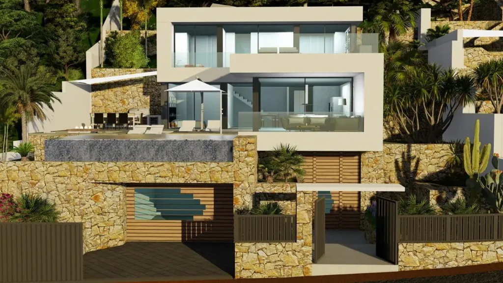 New Villa with Sea Views in Calpe