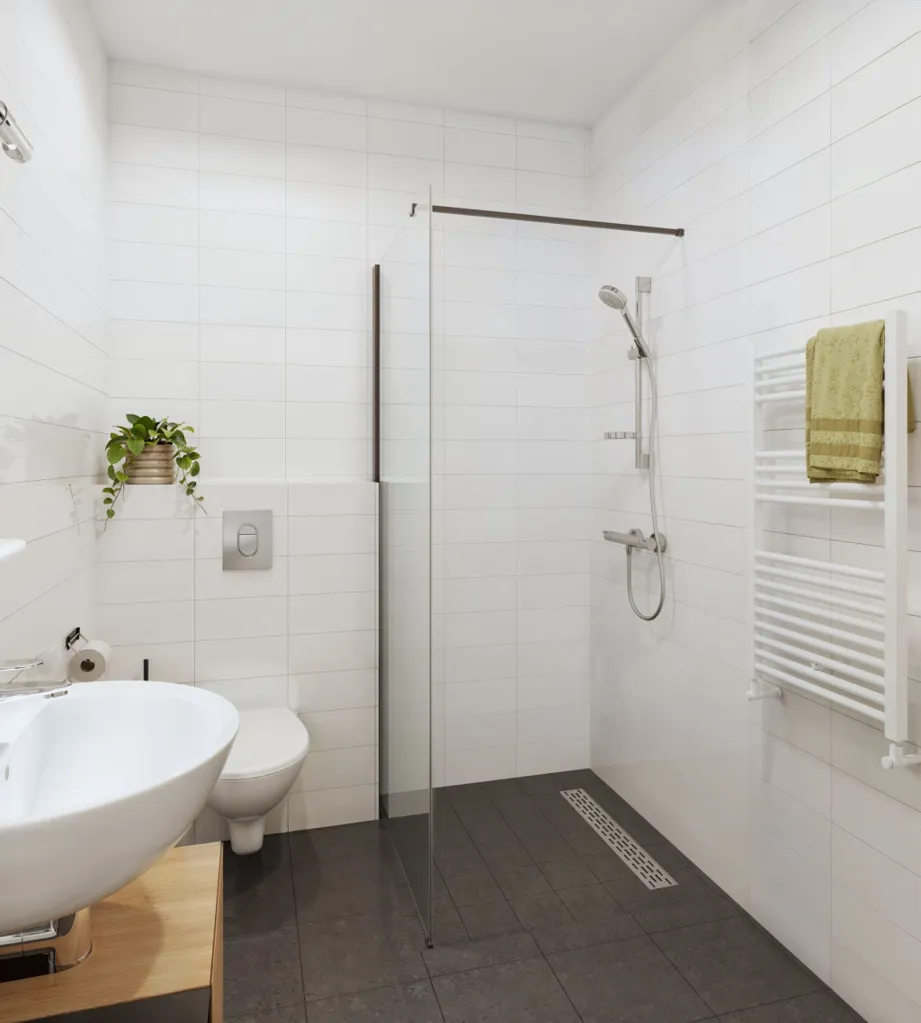 Salles de bain - Modern Apartments with Park Access in Almere